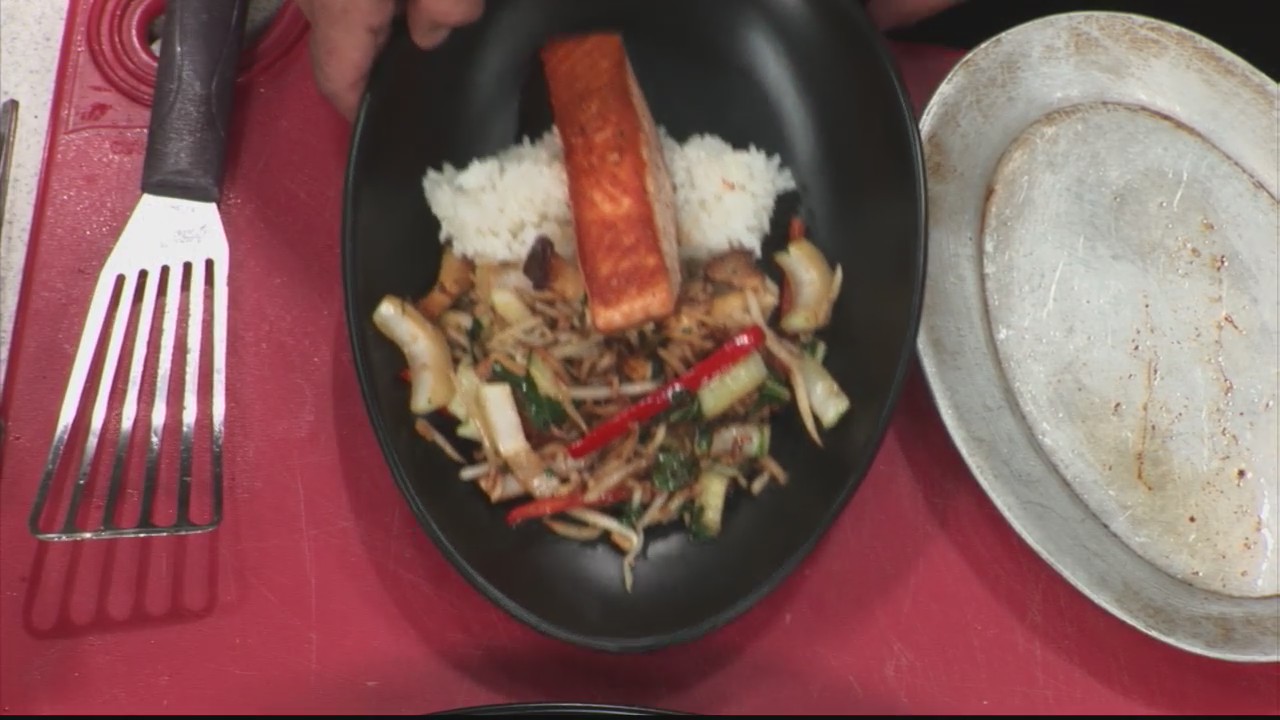 Chef Bobby?s pan seared salmon