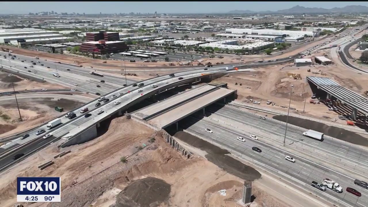 Phoenix freeway projects | Drone Zone | FOX 10 Phoenix