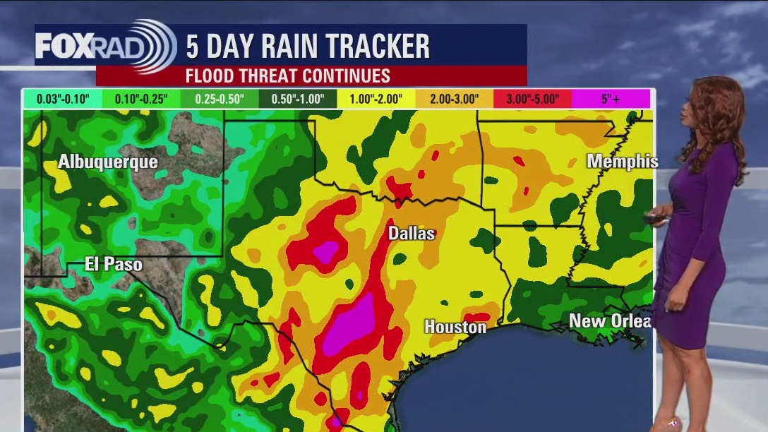Houston-weather: Unsettled rain pattern to continue for the next several days