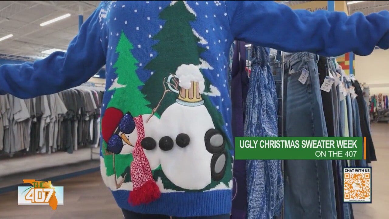 Searching for the ugliest Christmas sweater in the 407