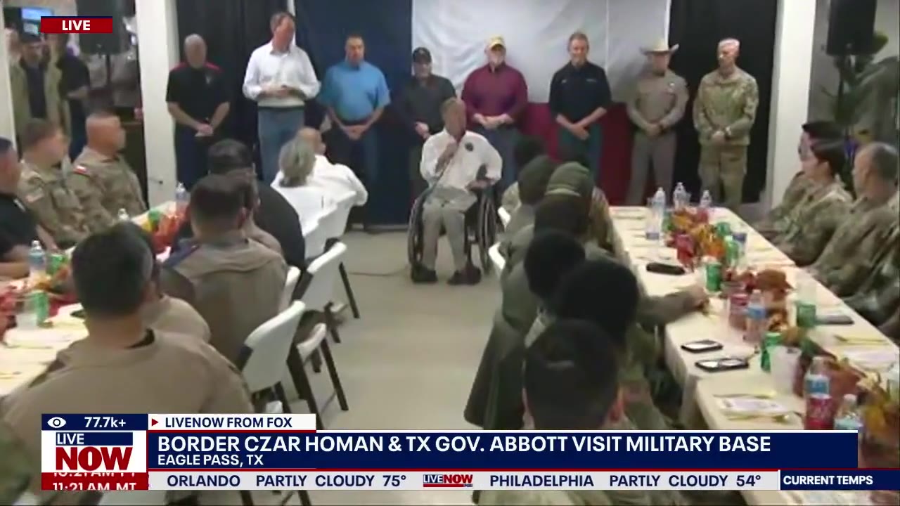 TX Gov. Abbott, Border Czar Homan deliver remarks