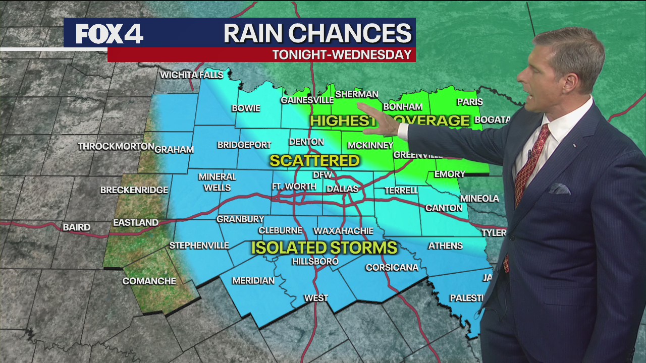 Dallas Weather: March 25 evening forecast