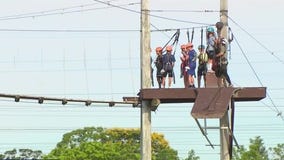 Charley's World | Jen braves ziplining at Empower Adventures