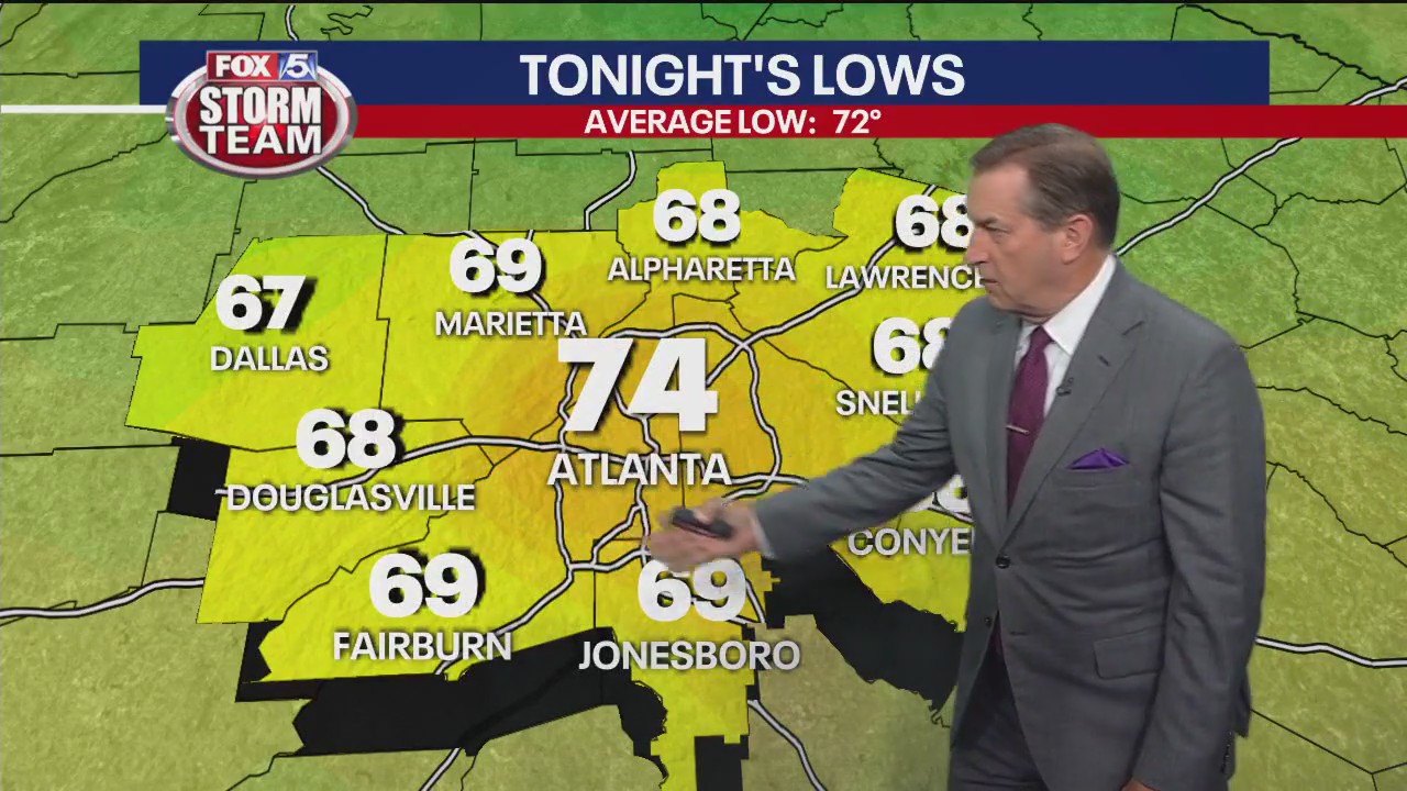 Tuesday night forecast | FOX 5 Atlanta