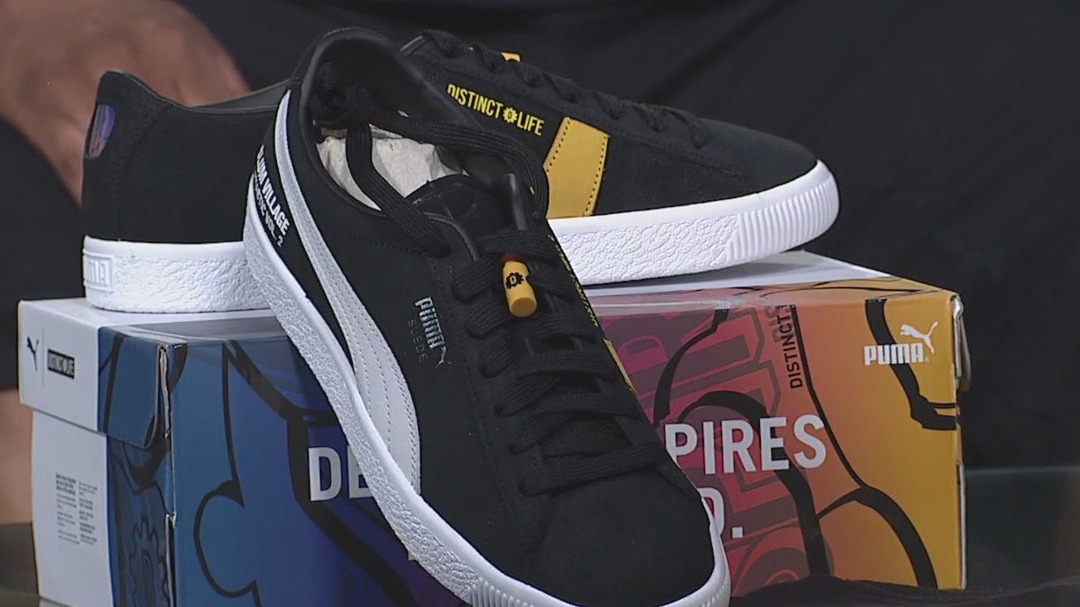 Hip Hop group Slum Village collabs with Detroit artist to create a sneaker