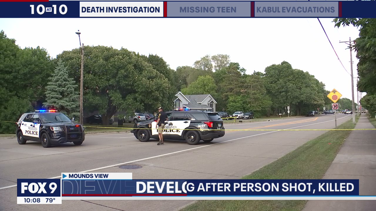 Mounds View police investigate fatal shooting on County Road I | FOX 9 ...