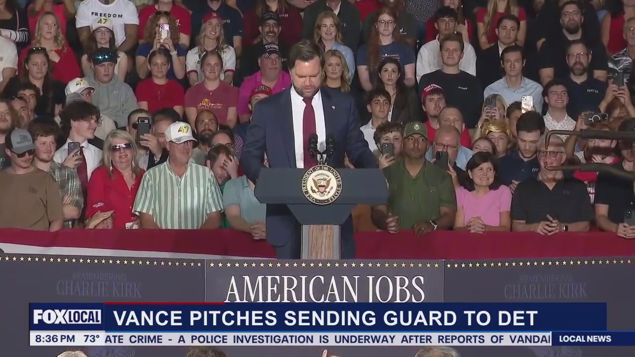 Pulse of Politics: Vance pitches sending National Guard to Detroit & Fighting hate speech