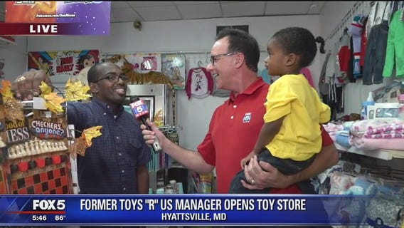 Former Toys "R" Us Manager opens toy store of his own
