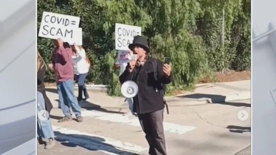 Protesters temporarily shut down Dodger Stadium vaccine site