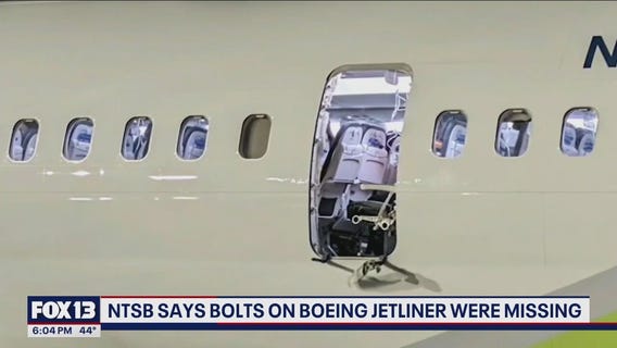 NTSB investigation finds bolts on Boeing door were missing, not just faulty