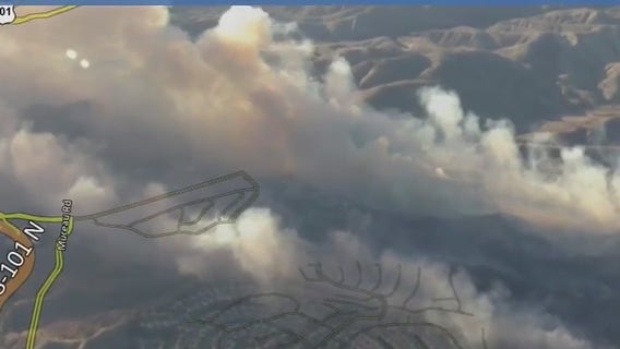 West Hills fire triggers mandatory evacuations