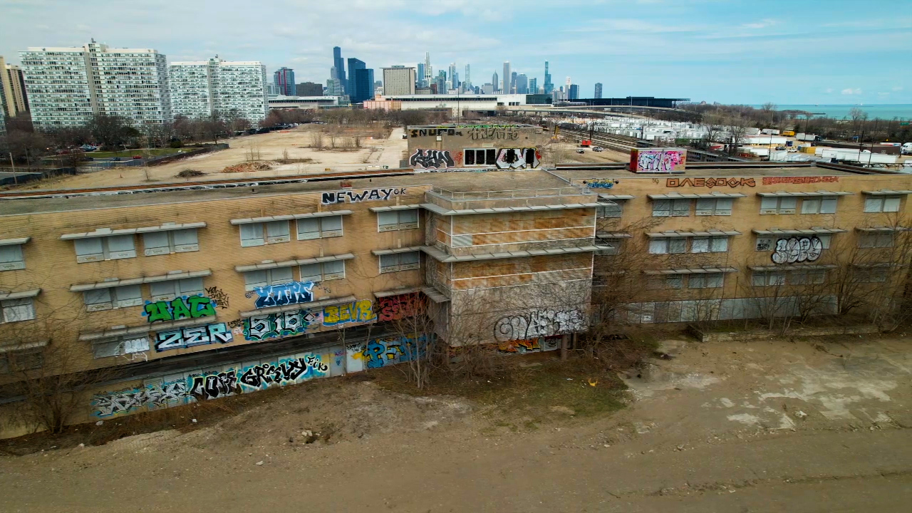 Fox 32 Flight Club: Michael Reese Hospital site