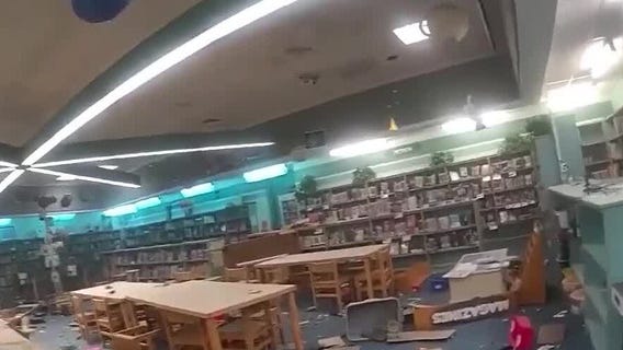 2 boys face charges after library school vandalization