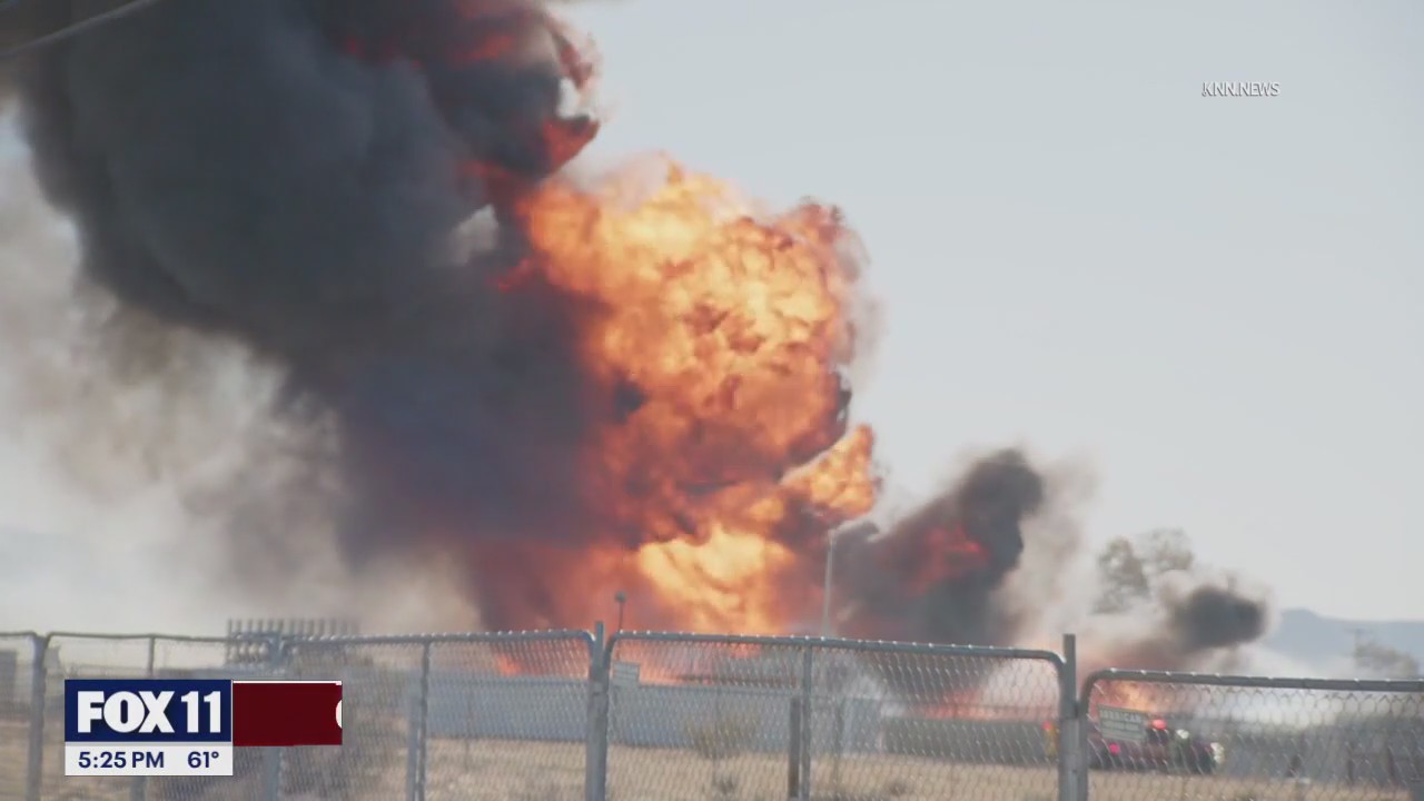 Propane fire in Lancaster