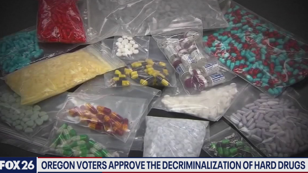 Oregon decriminalizes hard drugs