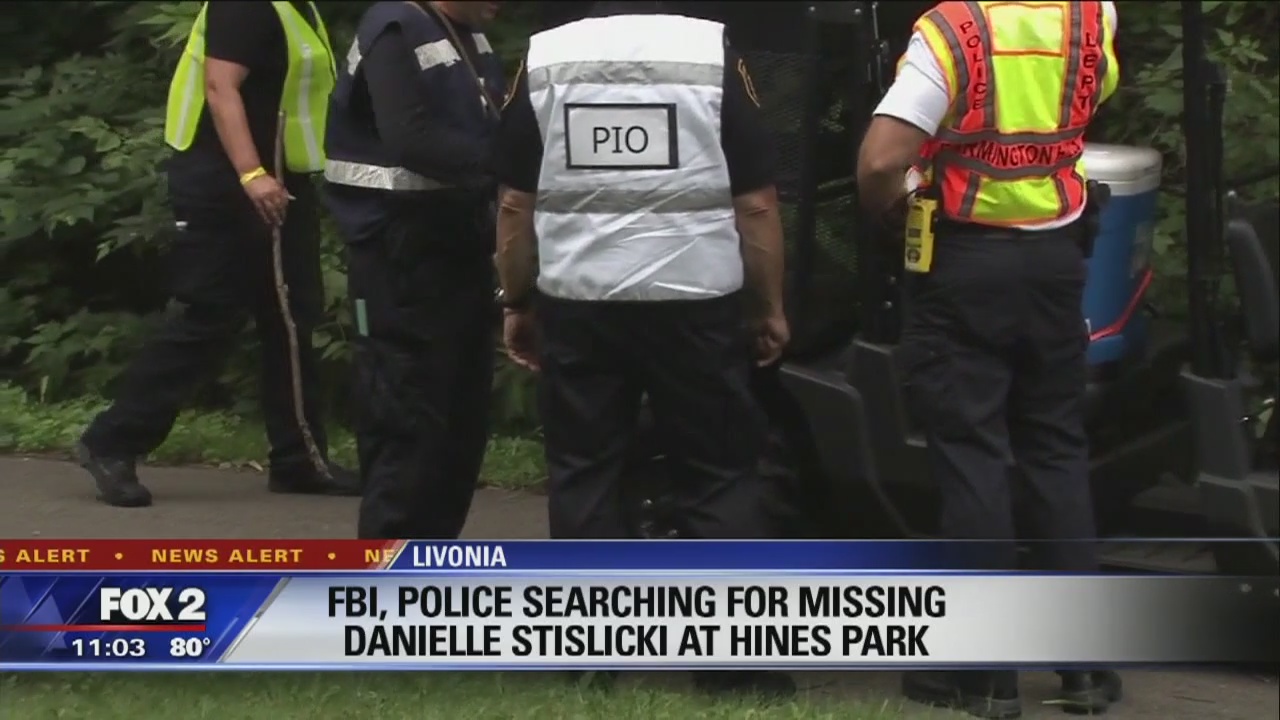 Search at Hines Park in connection with Danielle Stislicki's disappearance
