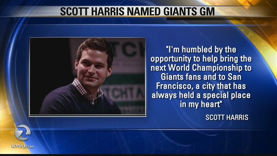 Giants appoint Scott Harris as new general manager