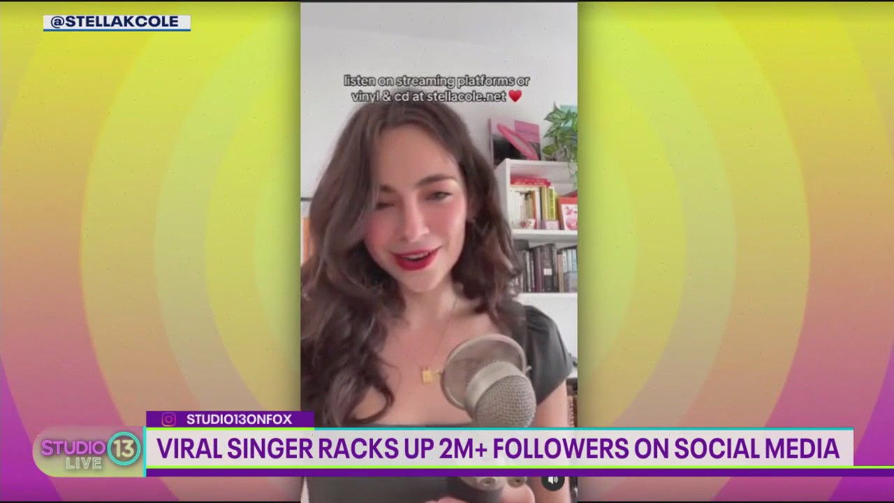 Viral jazz singer Stella Cole stops by Studio 13 Live ahead of Seattle performance