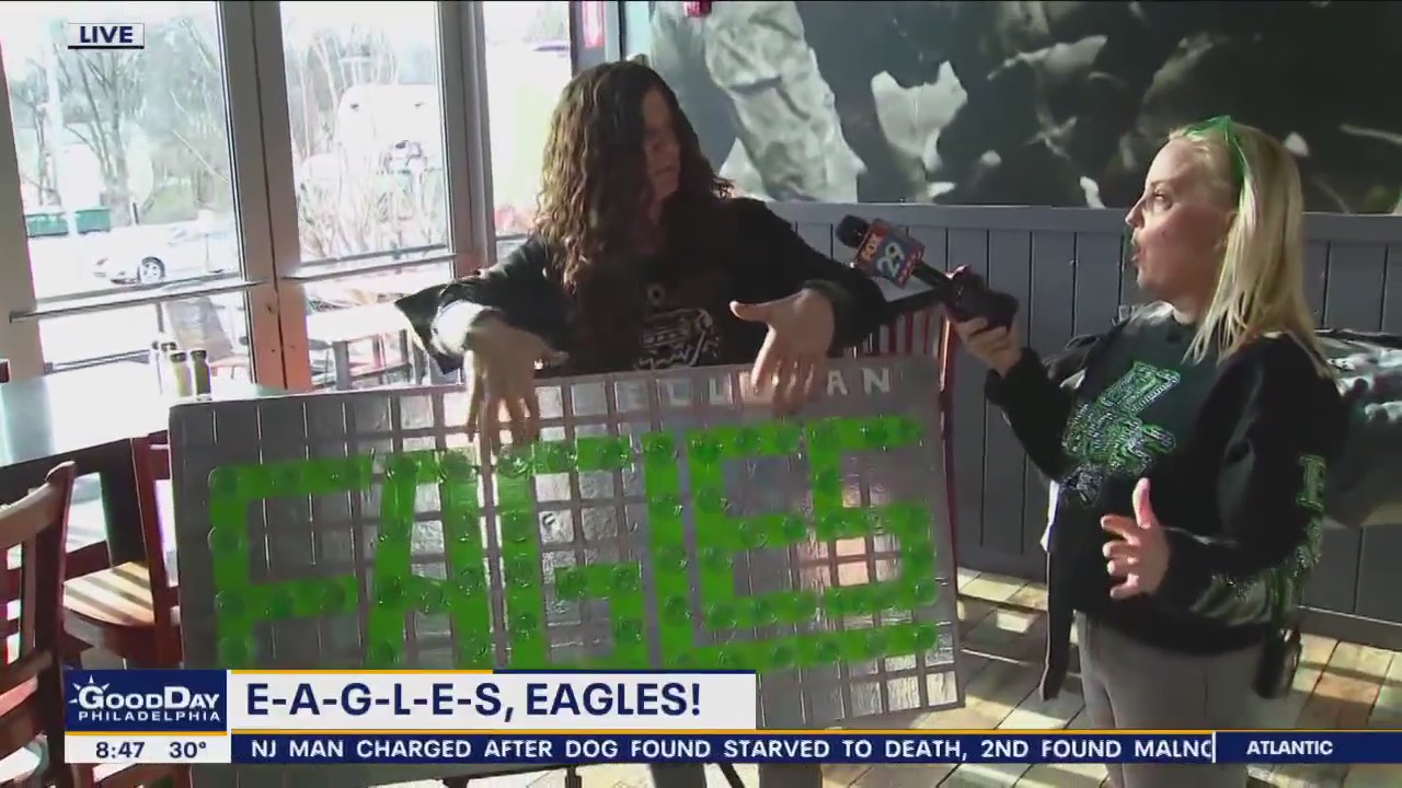 Eagles excitement continues with Jello Man and the Zubaz Brothers