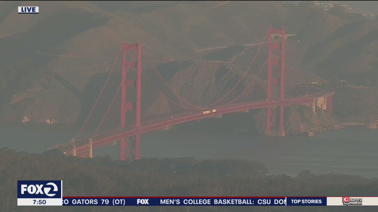 Hazy, warm day in the Bay