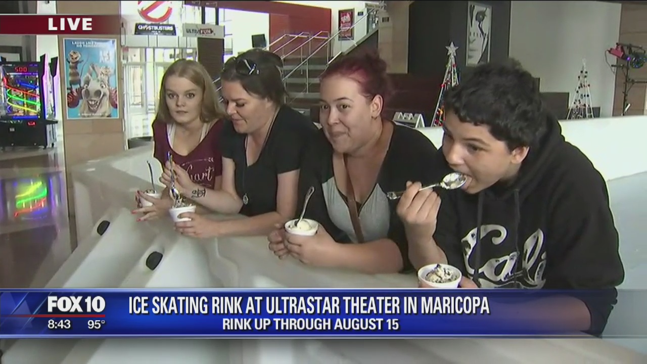 Ice skating at the UltraStar Theater in Maricopa