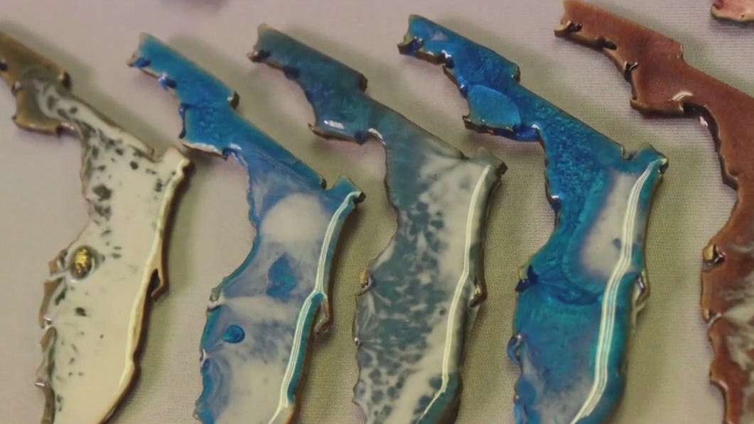 Brandon-based artist makes resin artwork