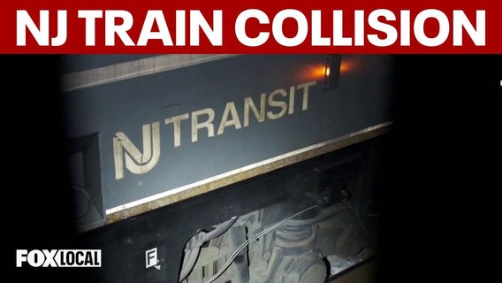 NJ Transit trains collide, suspending rail service; 17 injured