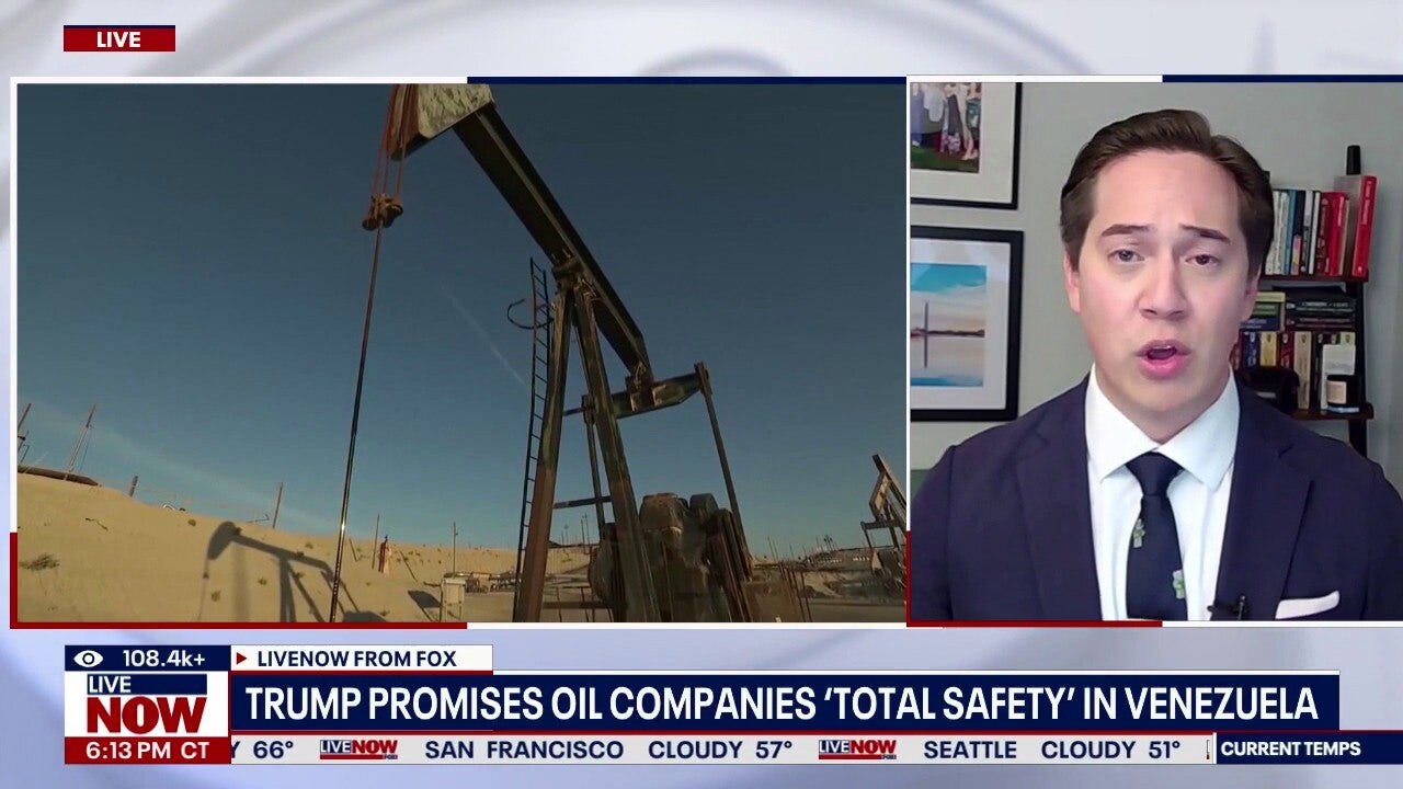 Trump promises oil companies 'total safety' in Venezuela