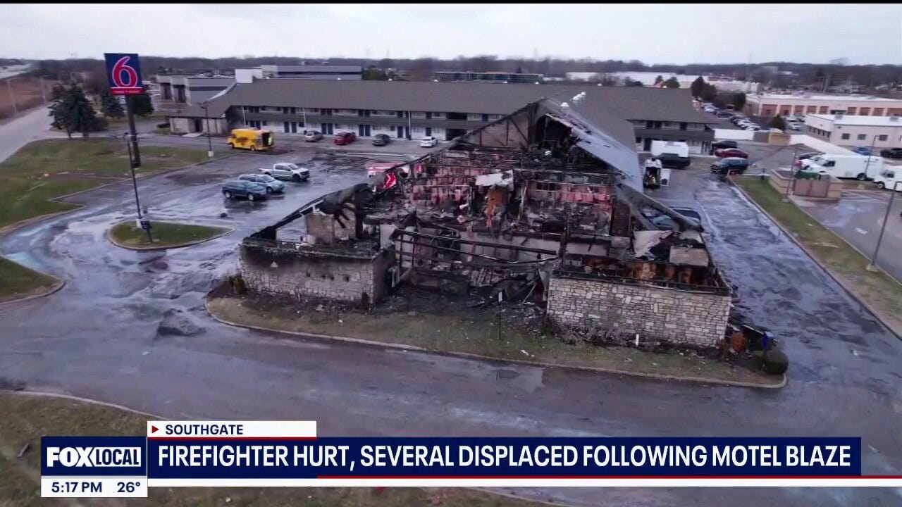 Southgate firefighter injured in Motel 6 fire 