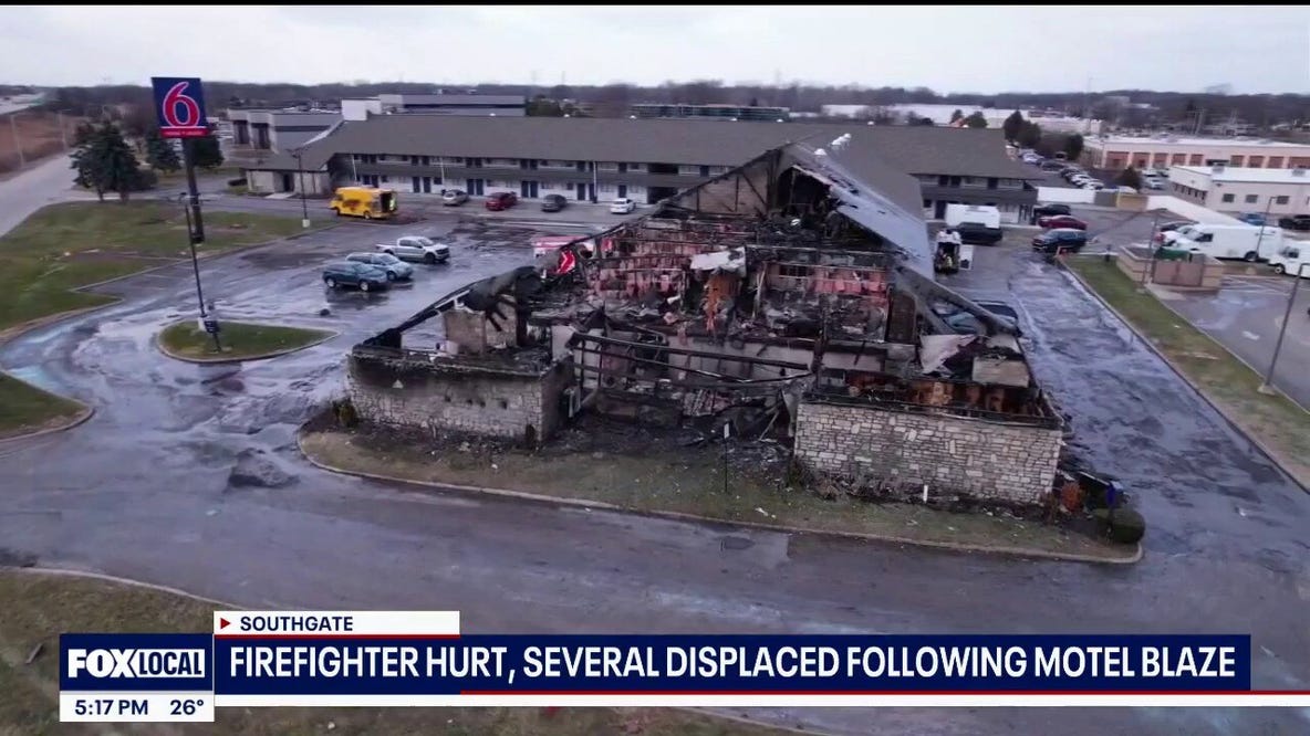 Southgate firefighter injured in Motel 6 fire 