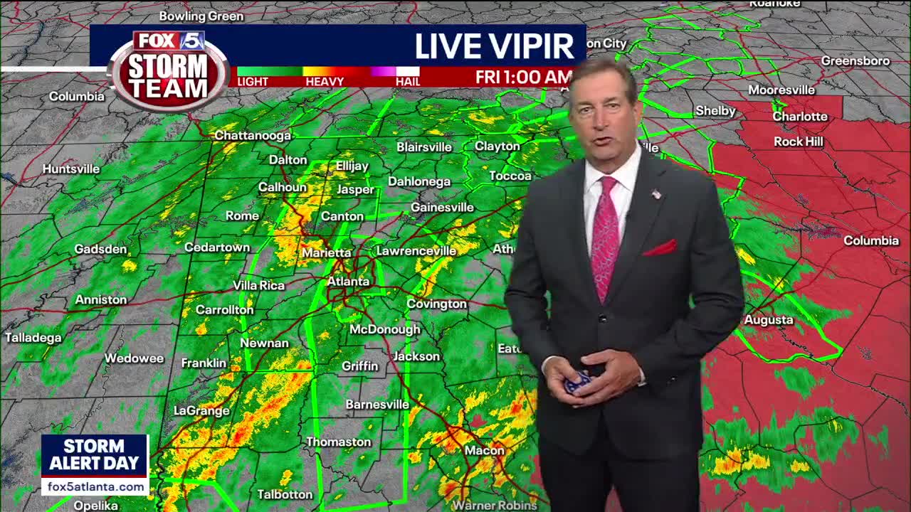 Hurricane Helene 1 a.m. Friday update | FOX 5 Atlanta