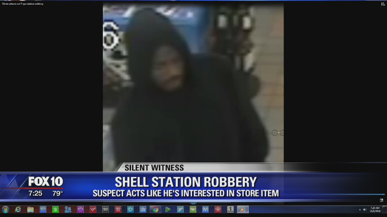 Shell station robbery