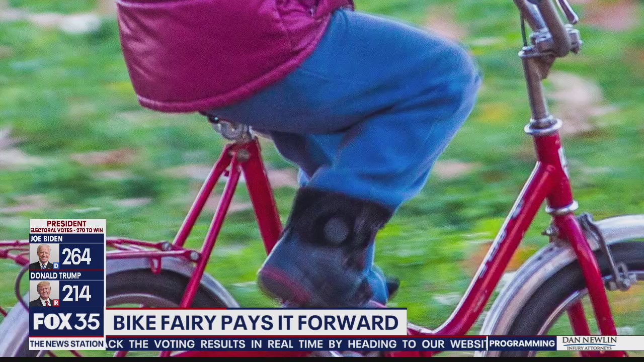 'Bike Fairy' collects bike donations for kids