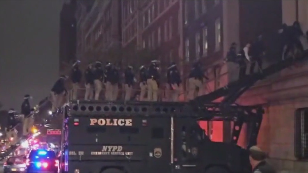 NYPD response to Columbia University protests
