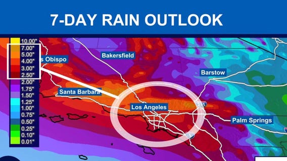 Christmas storm headed toward SoCal