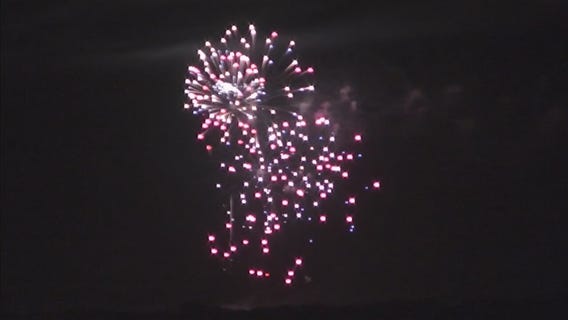 Fireworks from Eden Prairie, Minnesota