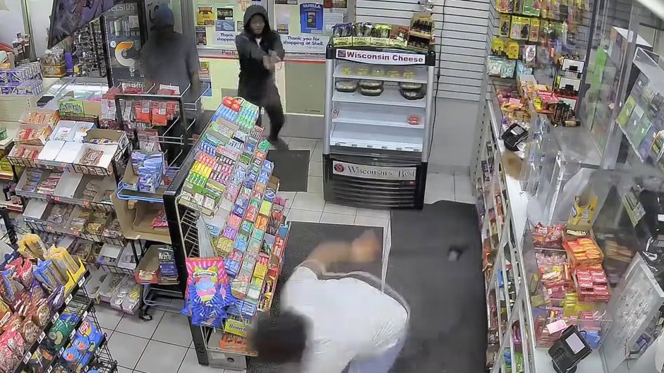 Suspect on the run after Inkster gas station shooting