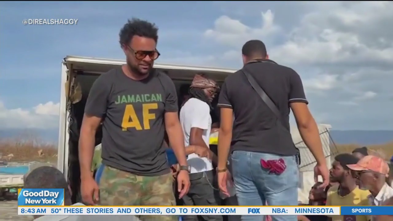 Shaggy in Jamaica to deliver vital aid after Category 5 Hurricane Melissa