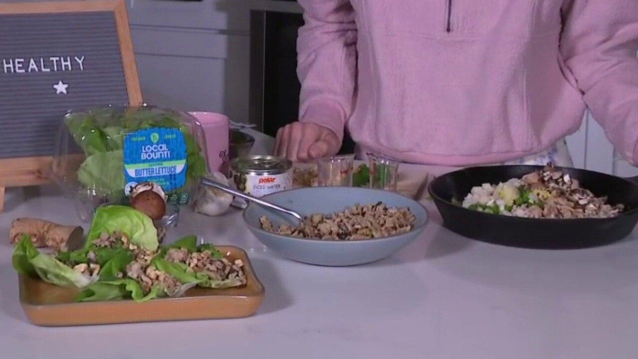 Chicken lettuce wrap recipe from Tierra Neubaum