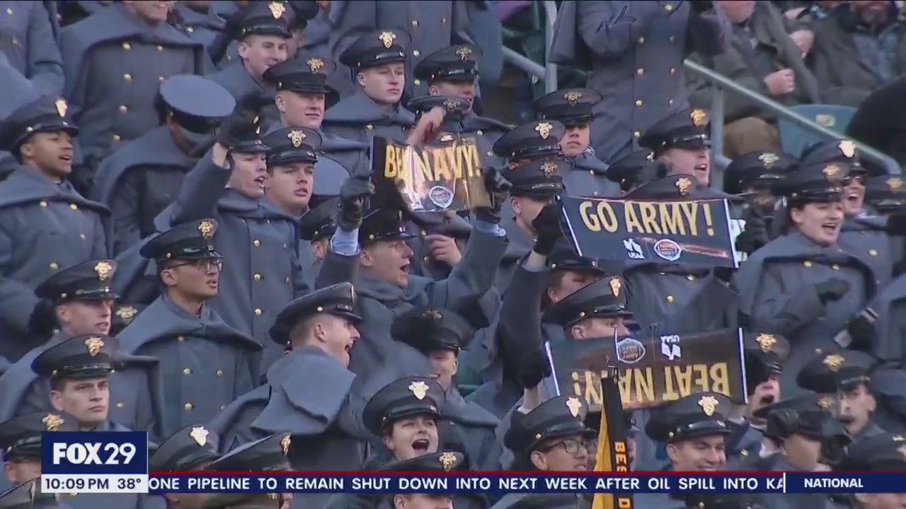 Army-Navy game 2022: Pageantry, tradition meet at the Linc as the academies battle in football