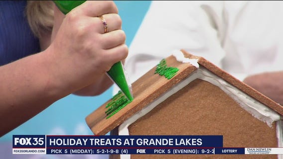How the gingerbread house at Grand Lakes Orlando was made