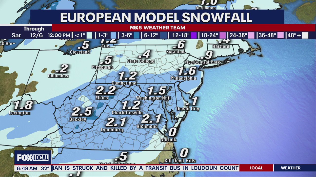 DC weather: Could more snow hit the DMV this week? | FOX 5 DC