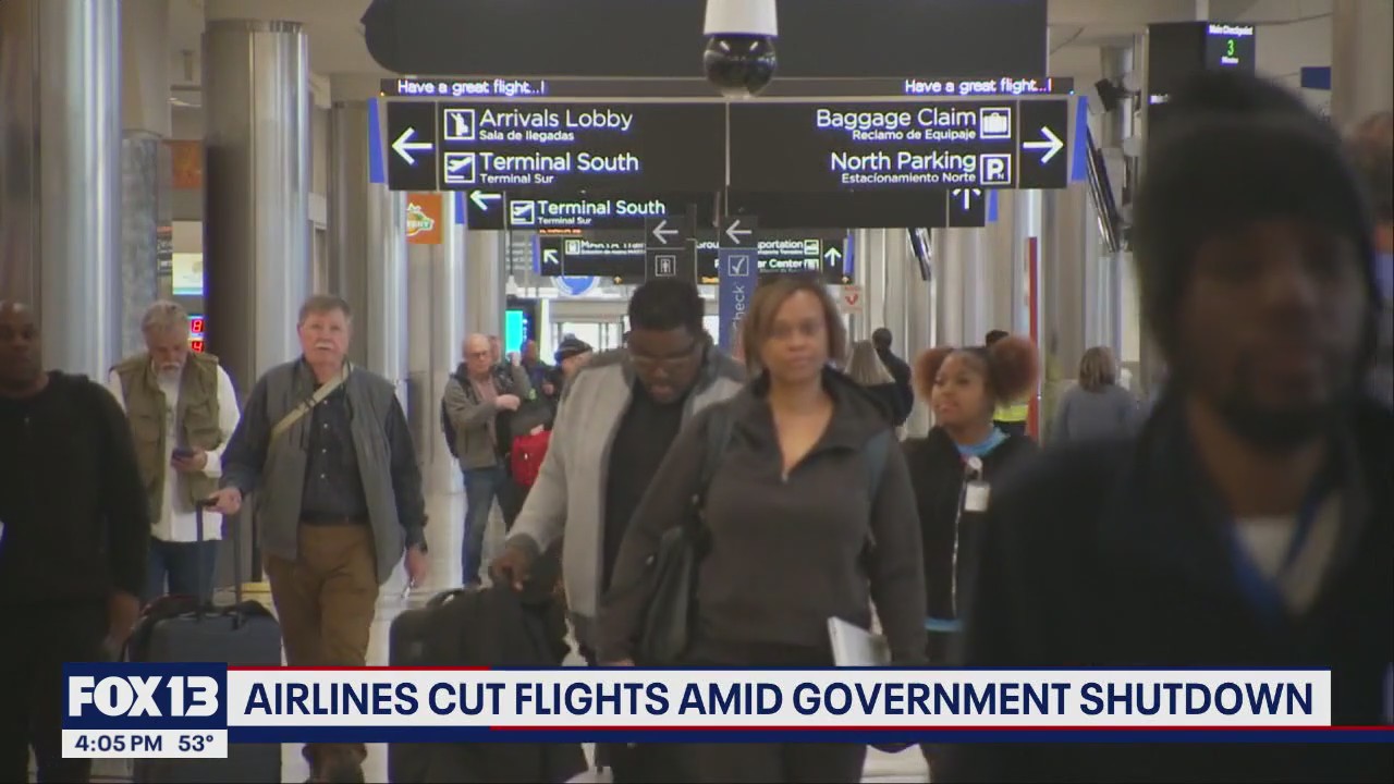 FAA cuts flights at 40 airports nationwide amid government shutdown