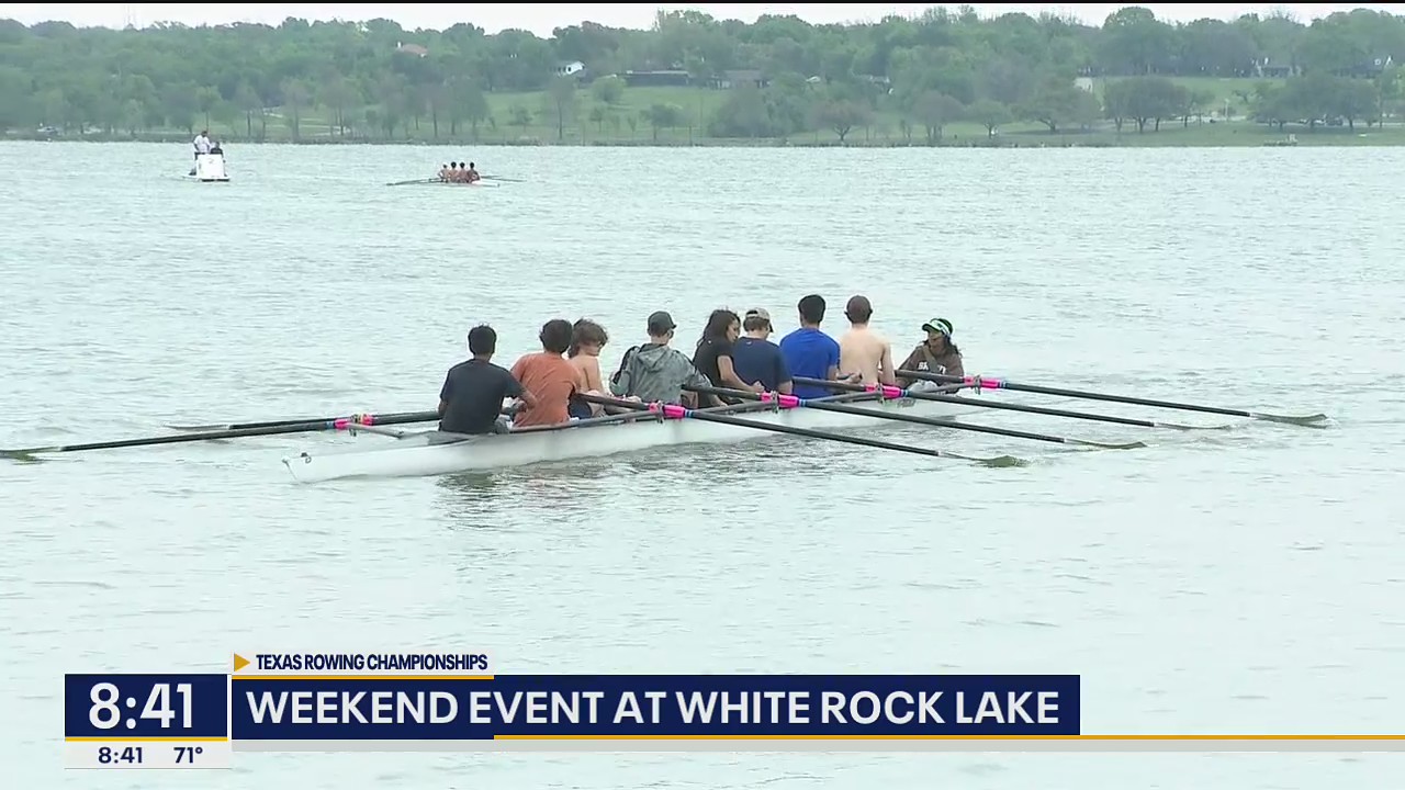 Texas rowing championships come to White Rock Lake
