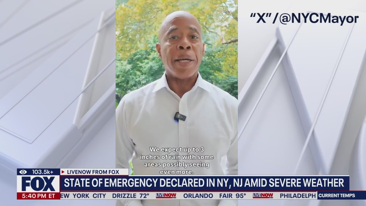 NY floods: Governor declares state of emergency