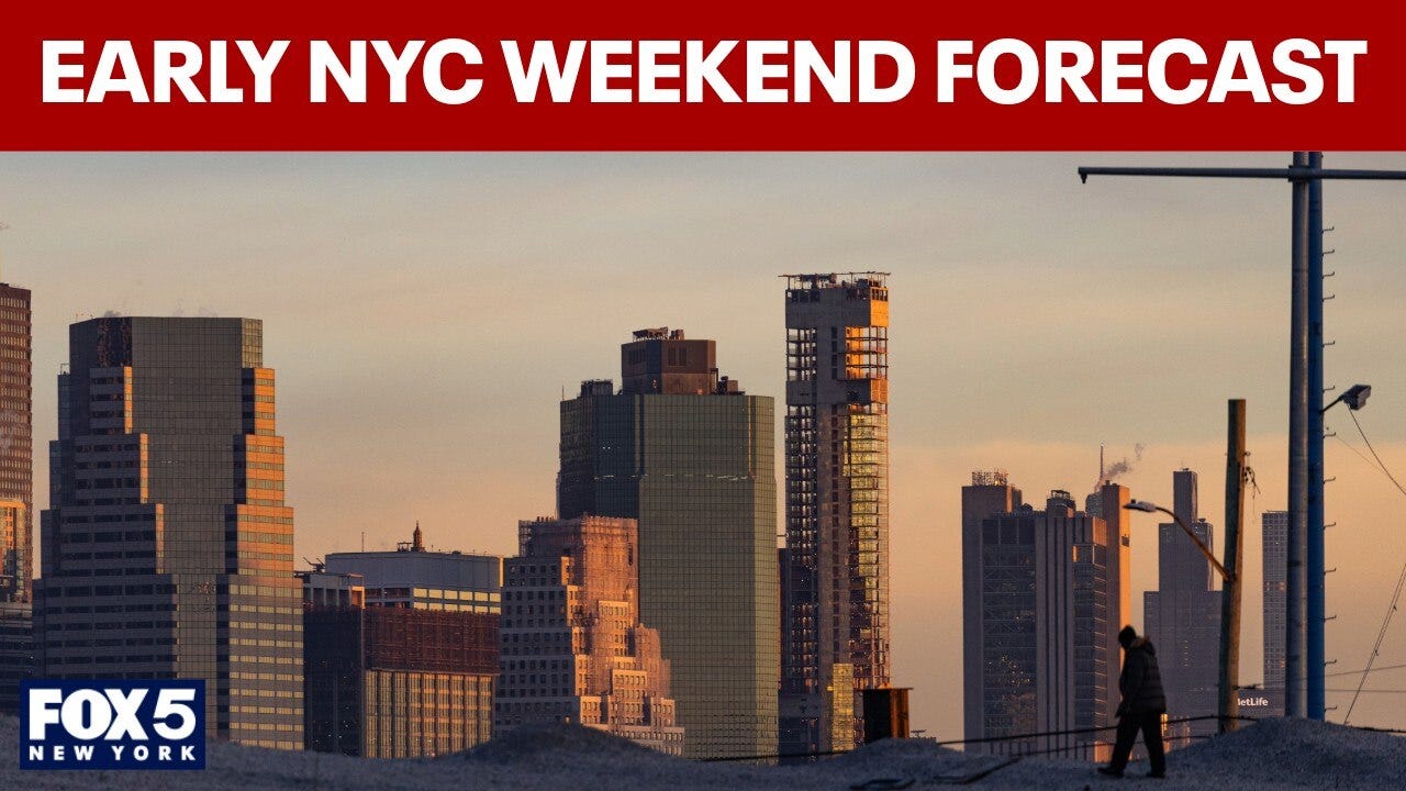 Weekend washout? Extended weather forecast for NYC