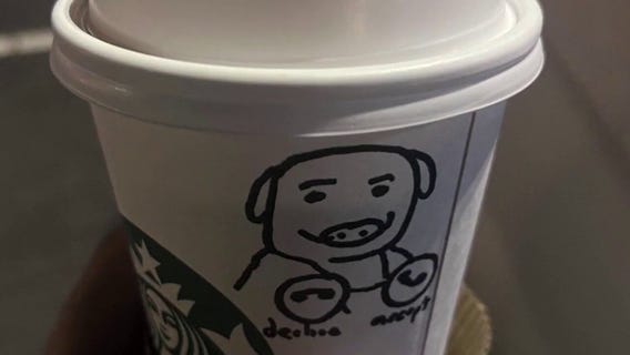 Starbucks employee fired after pig drawn on cup 