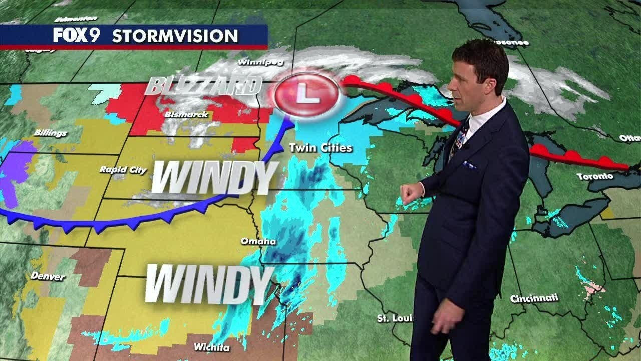 MN weather: Falling temps, gusty winds Thursday