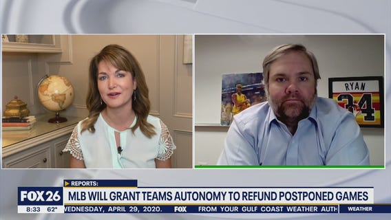 Official MLB statement is due this week on refunds, some teams starting April game refunding