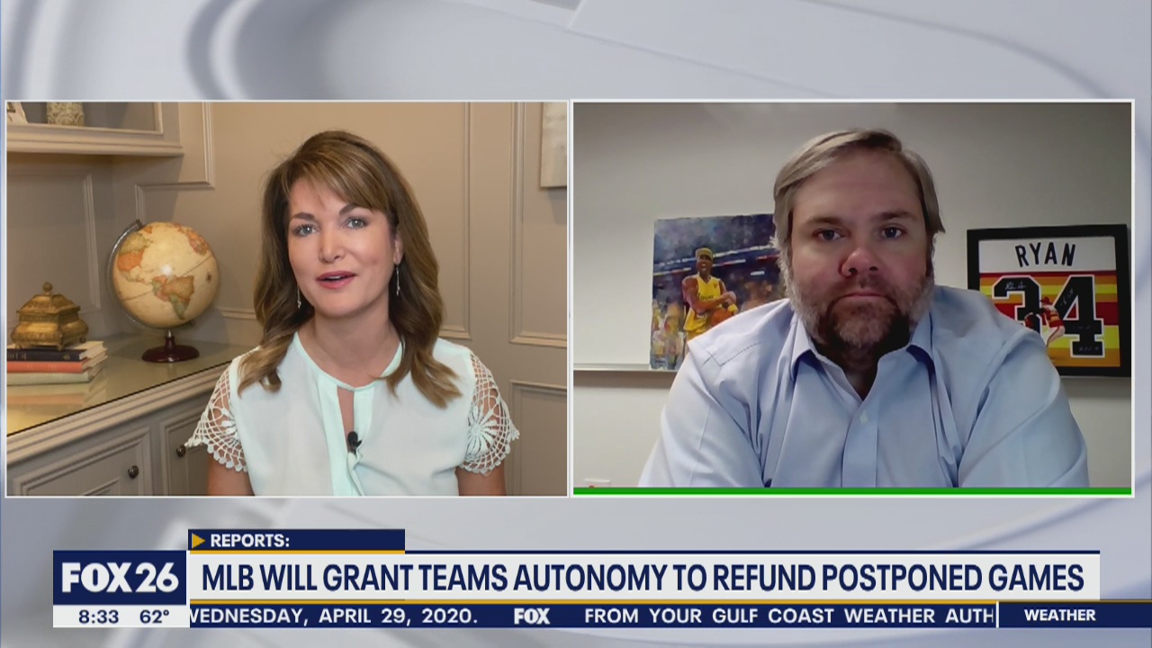 Official MLB statement is due this week on refunds, some teams starting April game refunding